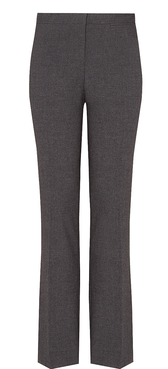 Girls' Senior Slim Leg Trousers - Grey