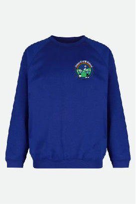 David Luke Eco Crew Neck Sweatshirt - Navy, David Luke Crew Neck  Sweatshirts