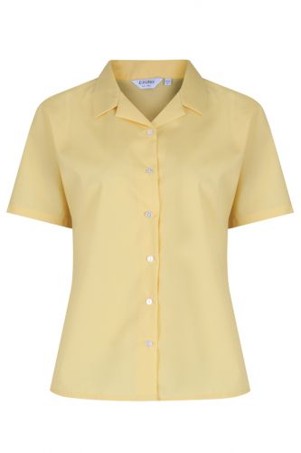 Short Sleeve, Non Iron Rever Collar Blouses - Twin pack