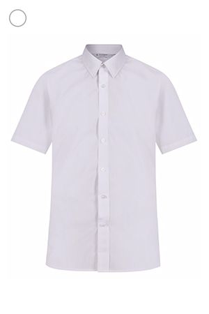Short Sleeve, Slim Fit Non-Iron Shirts - Twin Pack