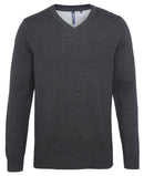 Men's Cotton Blend V-Neck Sweater