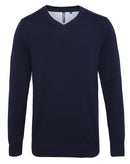 Men's Cotton Blend V-Neck Sweater