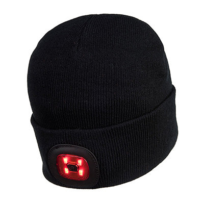 Rechargeable Twin LED Beanie