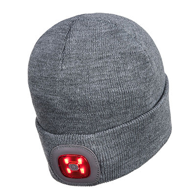 Rechargeable Twin LED Beanie
