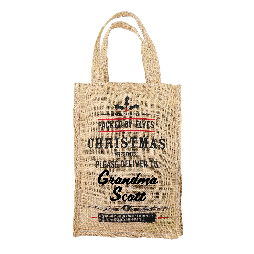 Christmas 2025 hessian bags