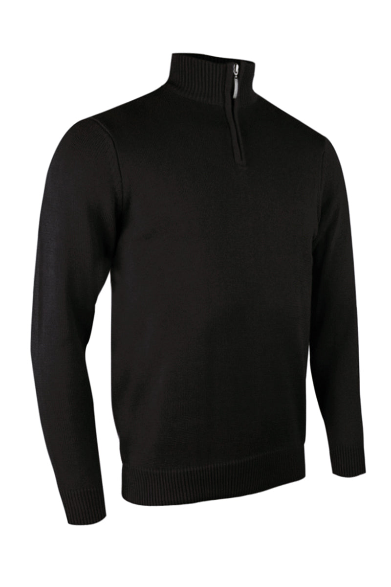 Devon Zip-Neck Cotton Sweater
