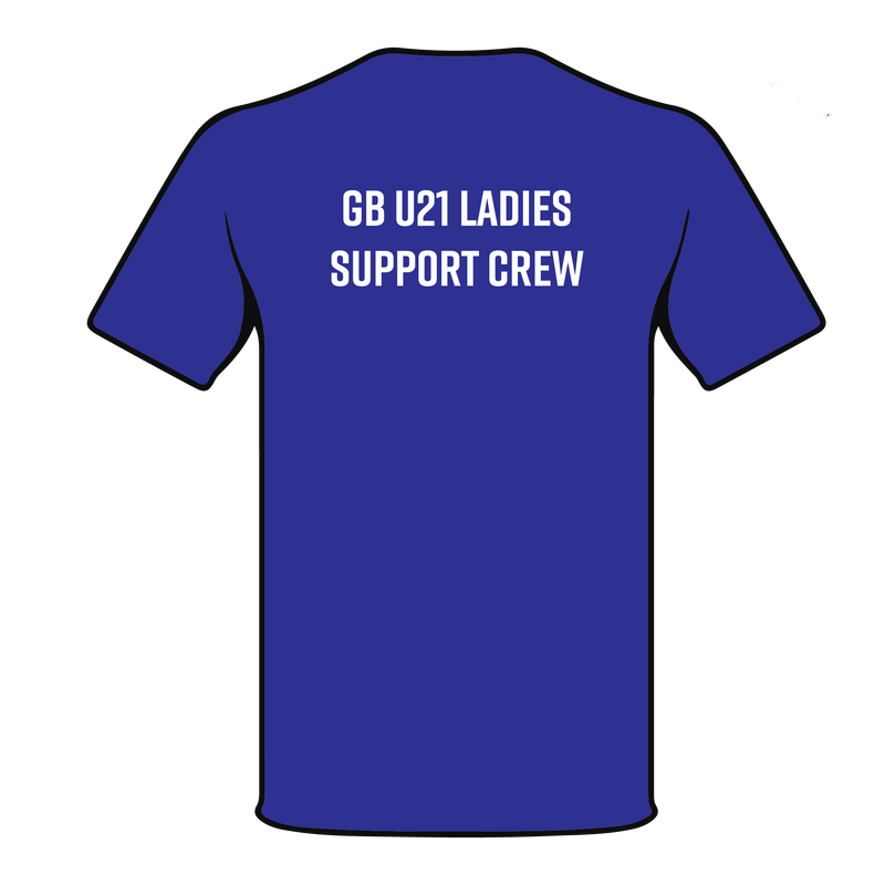 GB U21 Ladies Support Crew T-Shirt