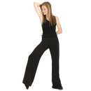 Roch Valley Black Cotton/Lycra Hipster Jazz Pants