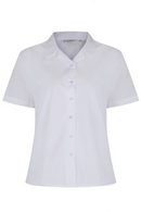 Short Sleeve, Non Iron Rever Collar Blouses - Twin pack