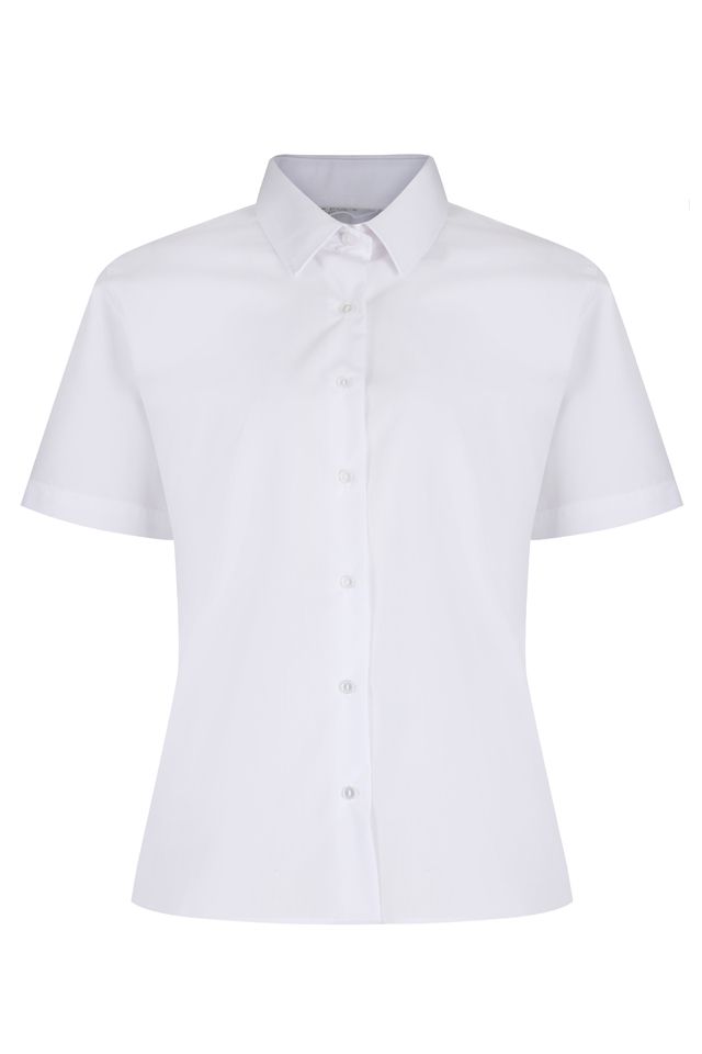 Short Sleeve Non Iron Blouses - Twin pack